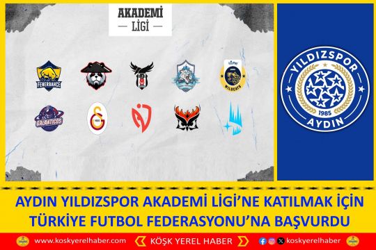AYDIN YILDIZSPOR AKADEMİ LİGİ’NE KATILMAK IÇIN TÜRKİYE FUTBOL FEDERASYONU’NA BAŞVURDU