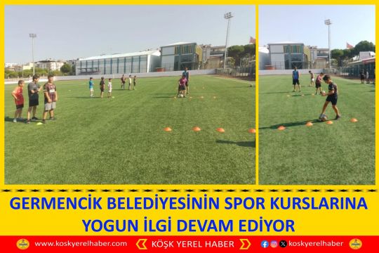 GERMENCİK BELEDİYESİNİN SPOR KURSLARINA YOGUN İLGİ DEVAM EDİYOR