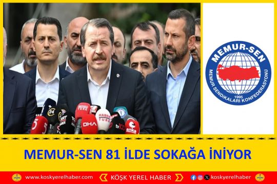 MEMUR-SEN 81 İLDE SOKAĞA İNİYOR