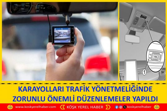 KARAYOLLARI TRAFİK YÖNETMELİĞİNDE ZORUNLU ÖNEMLİ DÜZENLEMELER YAPILDI