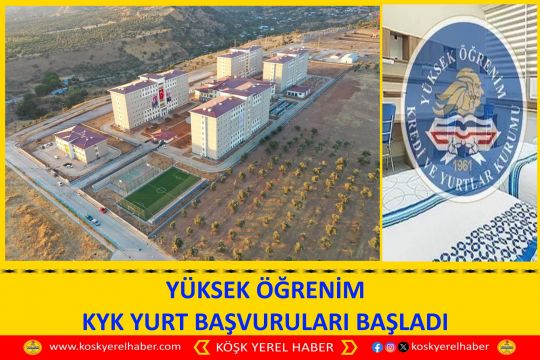 YÜKSEK ÖĞRENİM KYK YURT BAŞVURULARI BAŞLADI