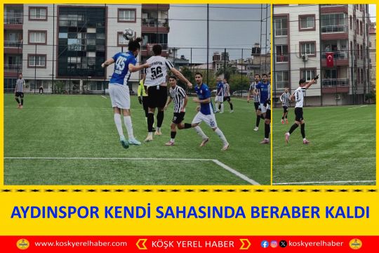 AYDINSPOR KENDİ SAHASINDA BERABER KALDI