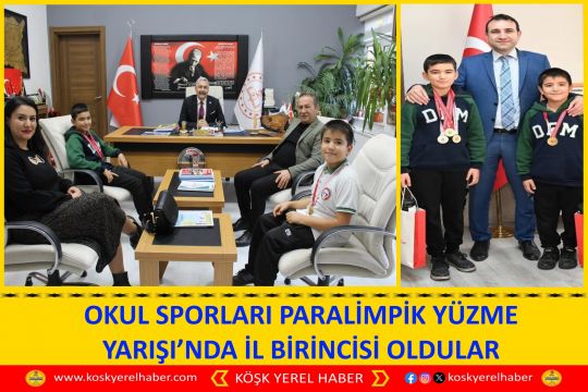 OKUL SPORLARI PARALİMPİK YÜZME YARIŞI’NDA İL BİRİNCİSİ OLDULAR