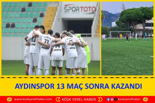 AYDINSPOR 13 MAÇ SONRA KAZANDI