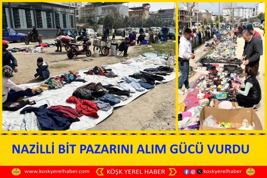 NAZİLLİ BİT PAZARINI ALIM GÜCÜ VURDU