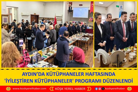AYDIN’DA KÜTÜPHANELER HAFTASINDA 'İYİLEŞTİREN KÜTÜPHANELER' PROGRAMI DÜZENLENDİ