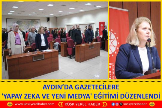 AYDIN’DA GAZETECİLERE 