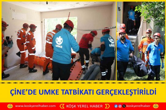 ÇİNE’DE UMKE TATBİKATI GERÇEKLEŞTİRİLDİ