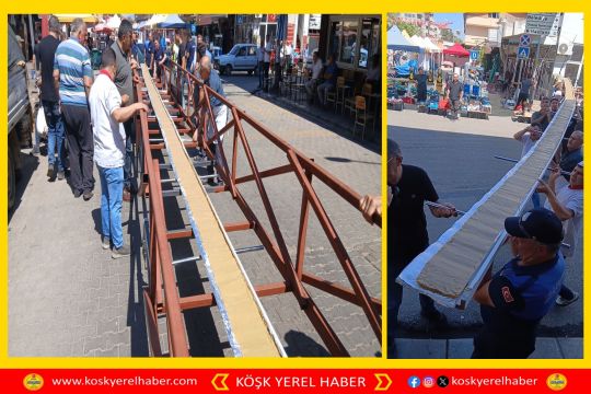 KARACASU'DA 14 METRE 60 SANTİMLİK PİDE