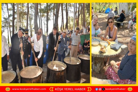 KARACASU 744. DEDEDAĞ KEŞKEK HAYRI YOĞUN KATILIMLA GERÇEKLEŞTİ