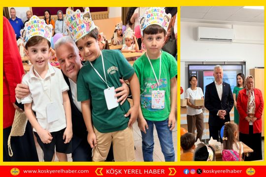 AKPARTİ KÖŞK BAŞKANI ÖZTÜRK YENİ ÖĞRETİM YILINDA ÖĞRENCİLERİN VE VELİLERİN HEYACANINA ORTAK OLDU