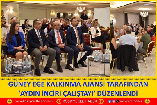 GÜNEY EGE KALKINMA AJANSI TARAFINDAN 'AYDIN İNCİRİ ÇALIŞTAYI' DÜZENLENDİ