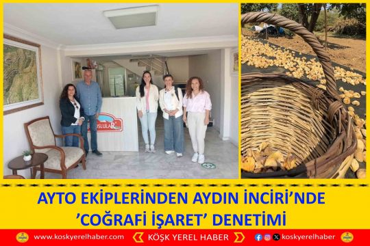 AYTO EKİPLERİNDEN AYDIN İNCİRİ’NDE ’COĞRAFİ İŞARET’ DENETİMİ