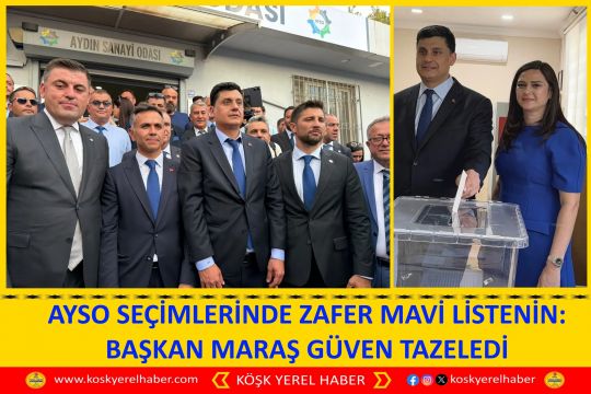 AYSO SEÇİMLERİNDE ZAFER MAVİ LİSTENİN: BAŞKAN MARAŞ GÜVEN TAZELEDİ