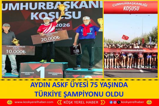 AYDIN ASKF ÜYESİ 75 YAŞINDA TÜRKİYE ŞAMPİYONU OLDU